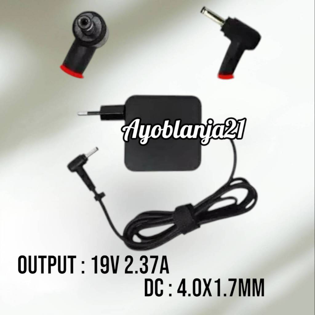 Charger Adaptor Laptop Asus VivoBook S13 X515 19V-2.37A 4.0x1.35mm