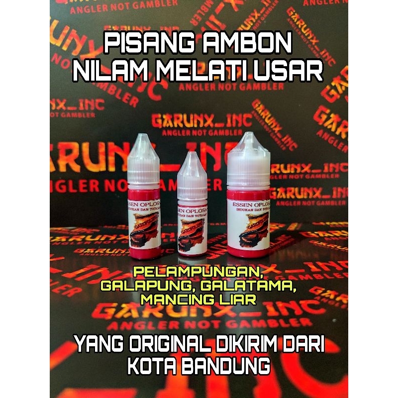 ESSEN OPLOSAN MANCING IKAN MAS NILAM PISANG AMBON MELATI ESSEN OPLOSAN PATIN ESSEN OPLOSAN BABON RAM