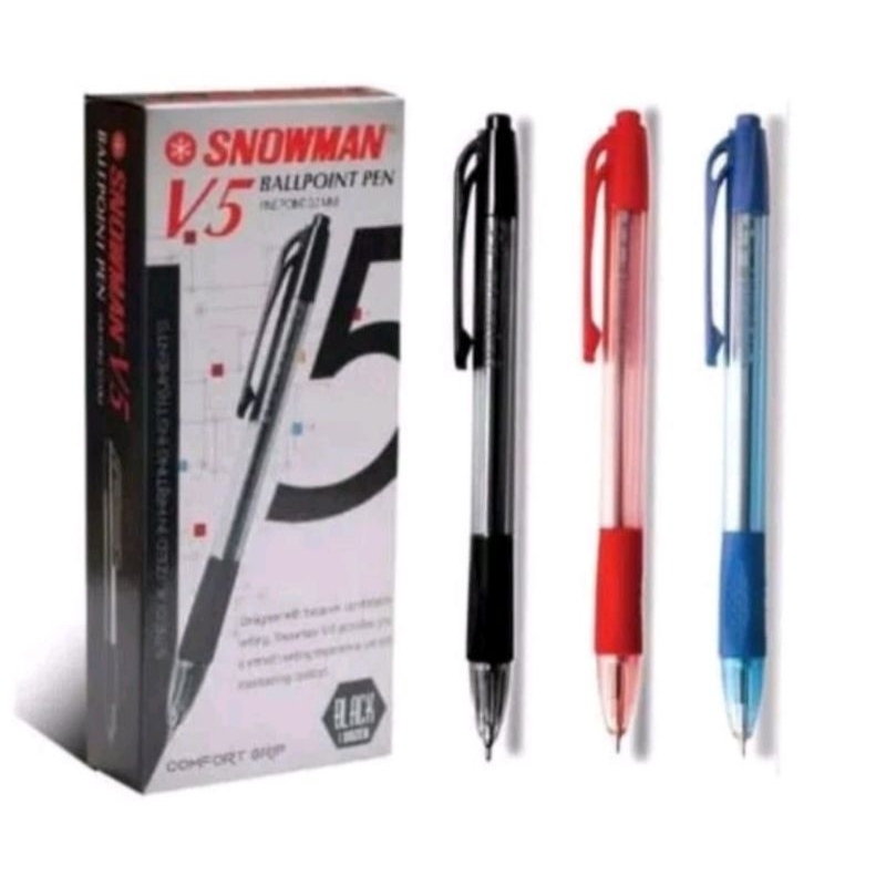 

pulpen snowman / bolpen snowman / bolpen snowman v-5 / bolpen v-5 hitam / pulpen hitam / pulpen cetekan