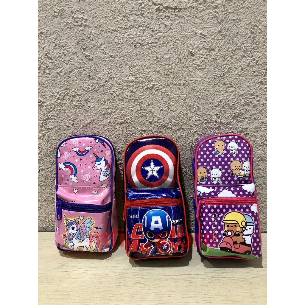 

Kotak Pensil Kain / Tempat Pensil Kain / Pencil case Anak karakter Lucu