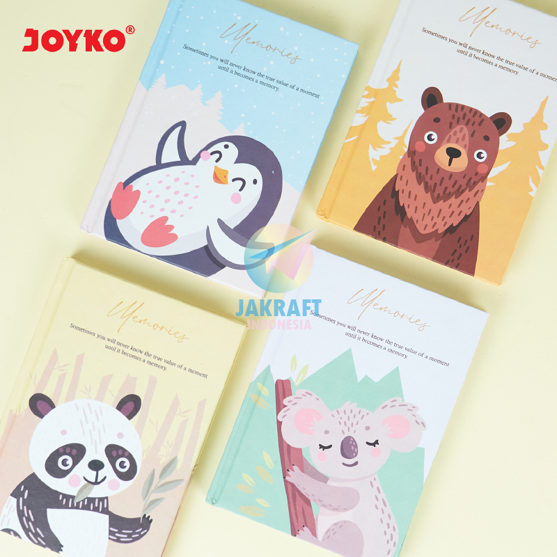 

(1 Pcs) Buku Notebook Diary A6 JOYKO D-1115MM-107A/D Panda Cute Animal Buku Tulis Diari Catatan Bergaris