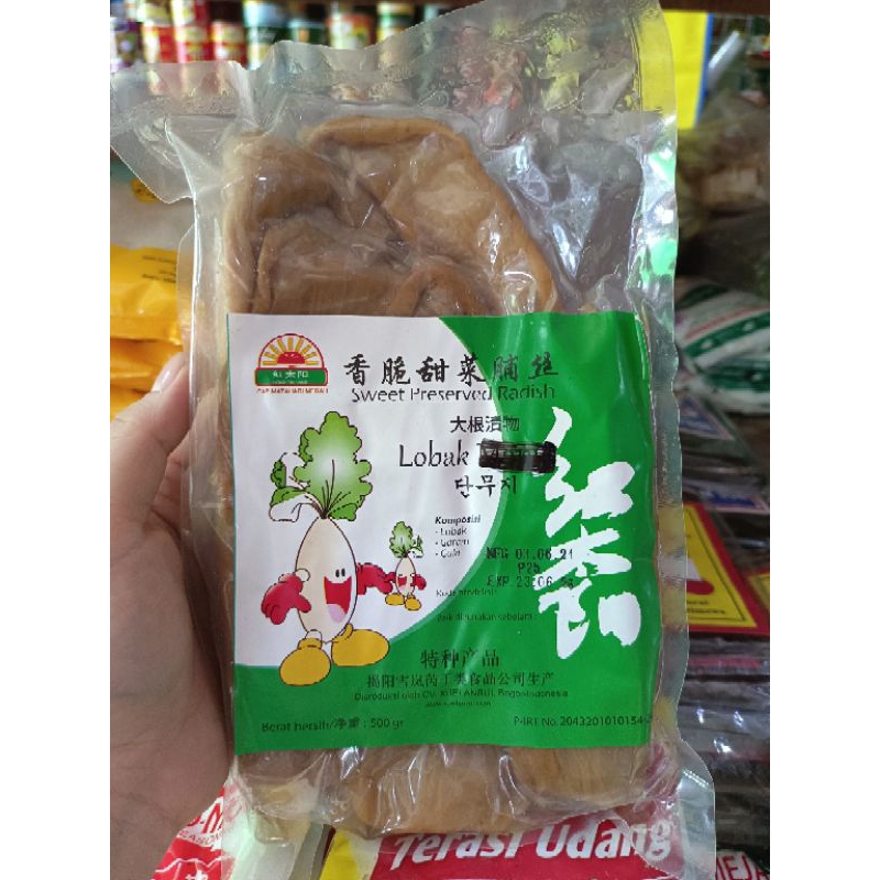 

Lobak Asin Bungkus 500g Cap Matahari/ Caipo Asin/ Chaipou Asin