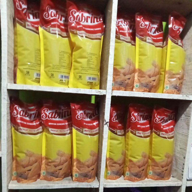 

minyak sayur merk sabrina 1 liter