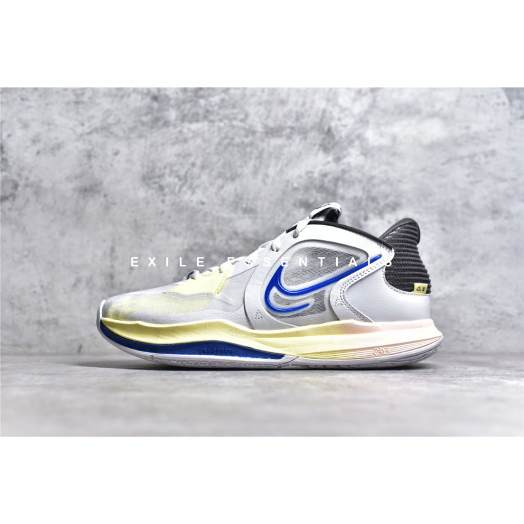 [READY STOCK SIZE 46] Nike Kyrie Low 5 EP White Game Royal (Butterfly Effect) (V)
