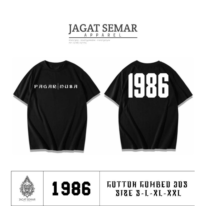KAOS PAGAR NUSA | KAOS SIMPLE | KAOS PAGAR NUSA DISTRO
