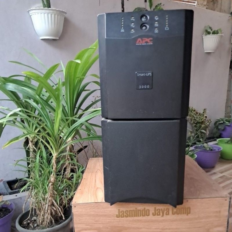 UPS ONLINE PURE SINEWAVE APC SUA 3000VA 2700W 48V + Baterai Internal | Siap Pakai Plug & Play | Stab