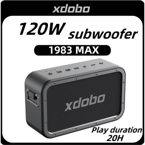 XDOBO Speaker 1983 MAX 120W High Power Shocking Bass