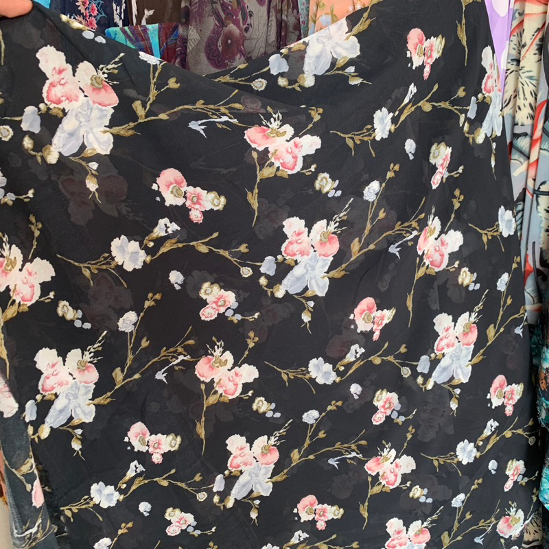 kain - kain motif - kain ceruty - kain bahan ceruty babydoll - kain gamis ceruty babydoll - ceruty b