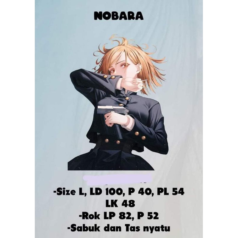 Nobara kugisaki jujitsu kaisen Costume Cosplay