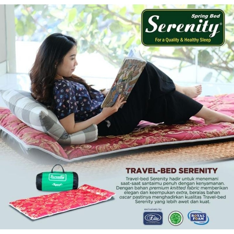 travel bed serenity by elite springbed random