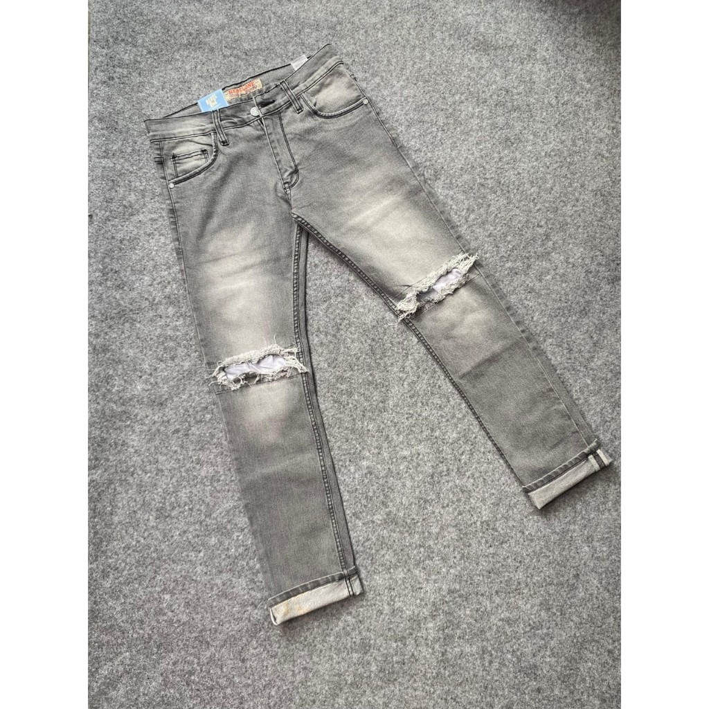 Celana jeans reguler slevedge Rebbel one / celana skinny jeans pria melar