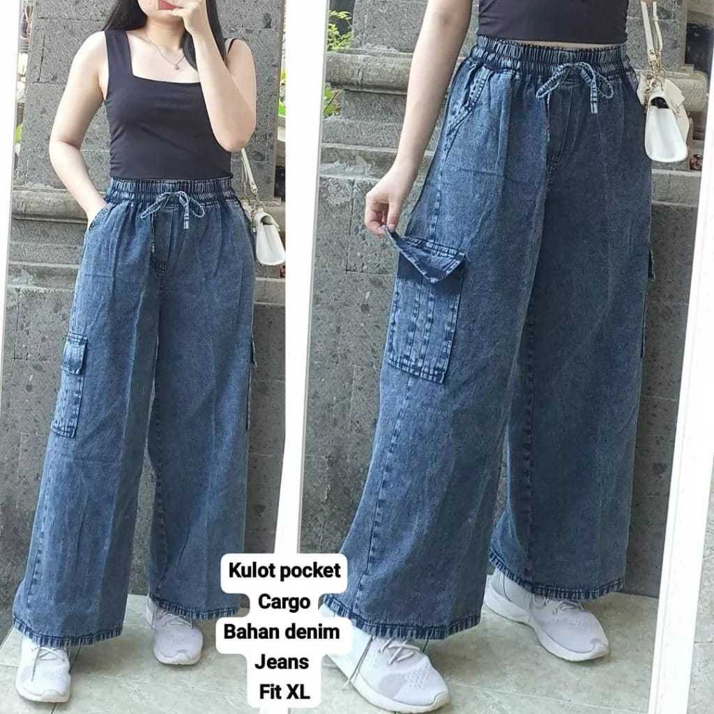 cargo jeans kulot cargo wanita celana cargo wanita celana jeans