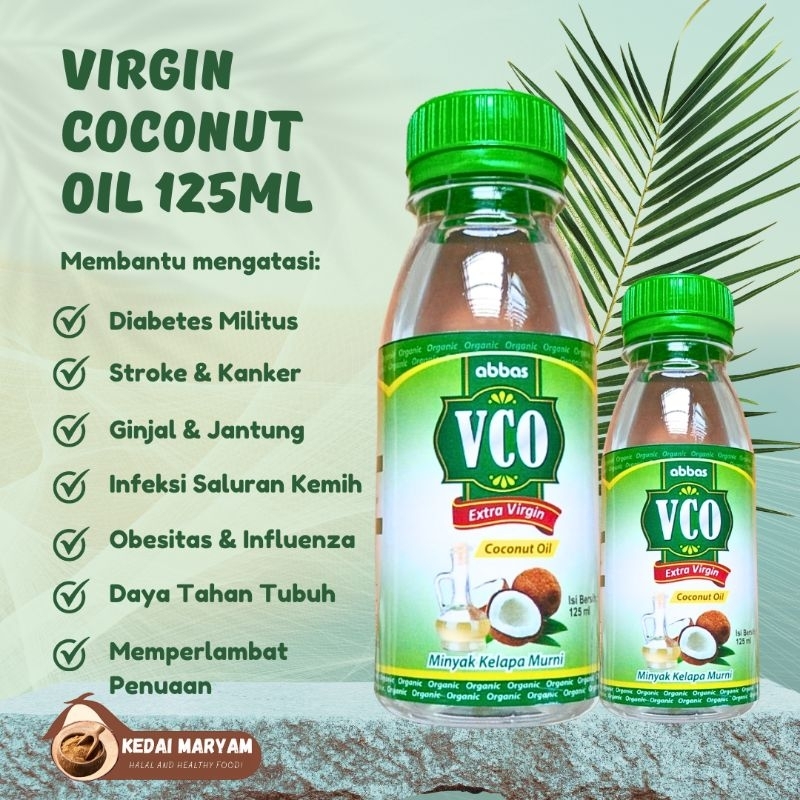 

Minyak Kelapa Virgin Coconut Oil VCO Asli Murni 125 Ml