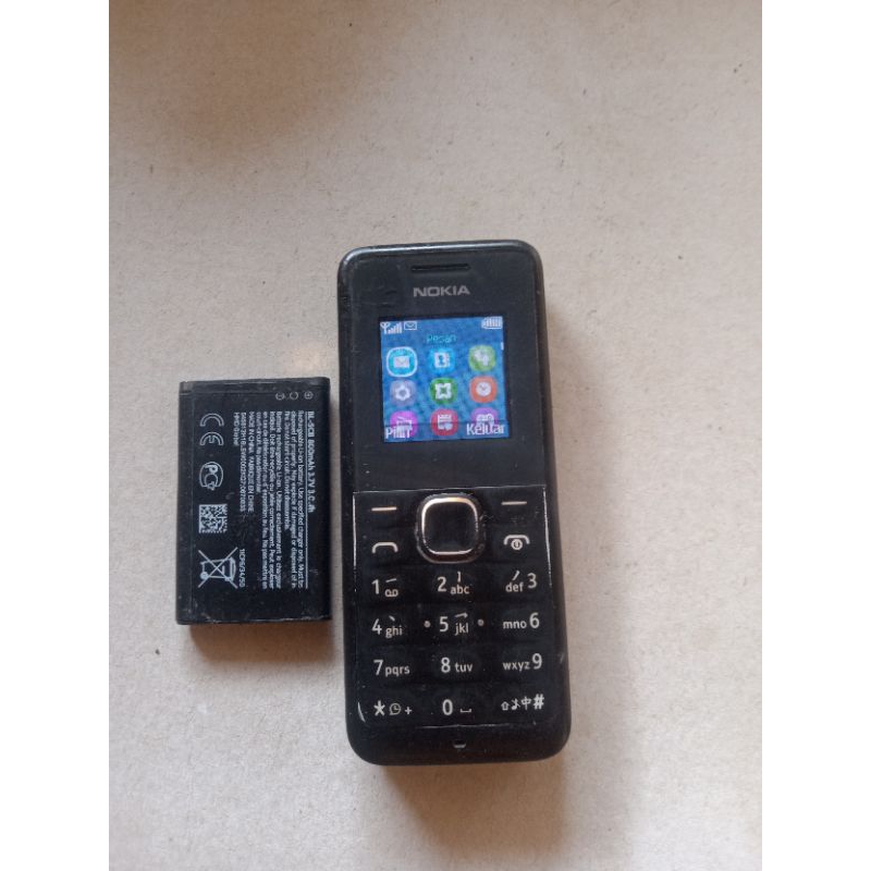 HP NOKIA 105 LAMA/JADUL SECOND BEKAS PAKAI NORMAL BERKUALITAS DESAIN CLASIC YANG MENARIK