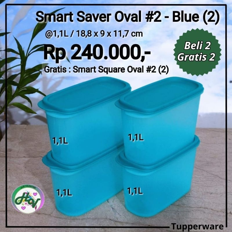 Smart Saver oval Tupperware | tempat bumbu tupperware |