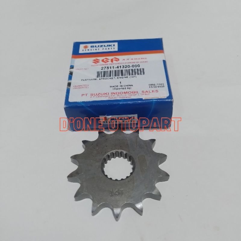 NEW PRODUK GEAR/GIR RANTAI DEPAN SUZUKI THUNDER 125 HC G79 ORIGINAL SGP TAHUN 2011 ke bawah 27511-41