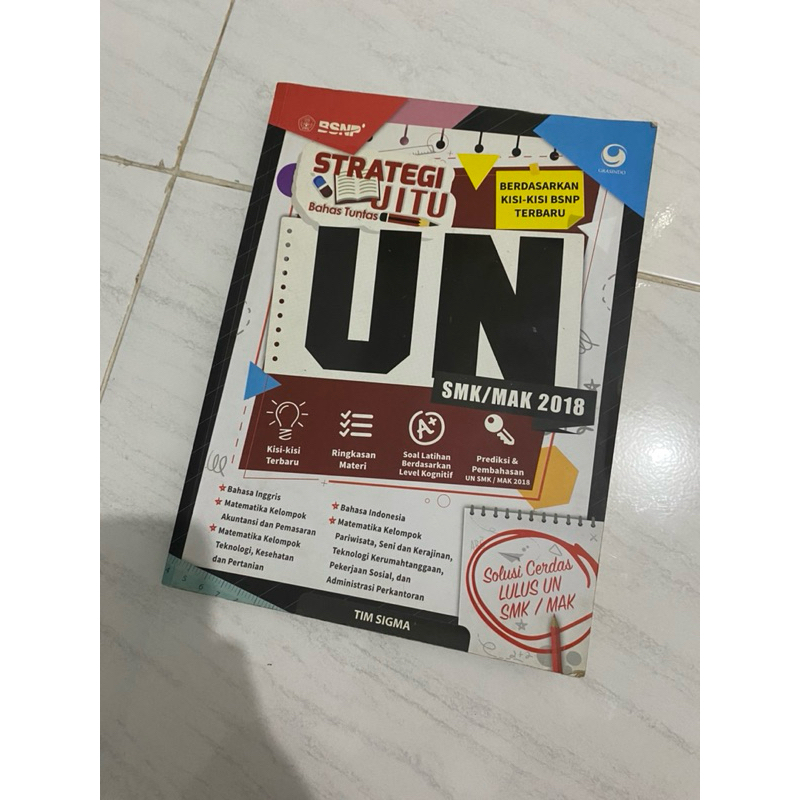 

buku UN used bekas untuk bungkus makanan