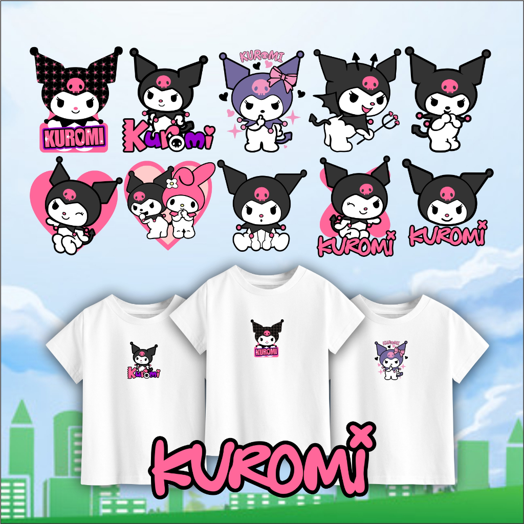 

Sablon Setrika DTF Kaos Anak Tema KUROMI SANRIO ukuran 7 CM PART 1 - Sablon Satuan Custom Desain Vector Kartun Terbaru