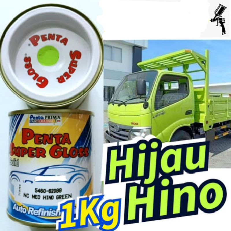 Cat Hijau Hino Green Penta Super Gloss 62088 Cat Duco Cat Truck Mobil Motor