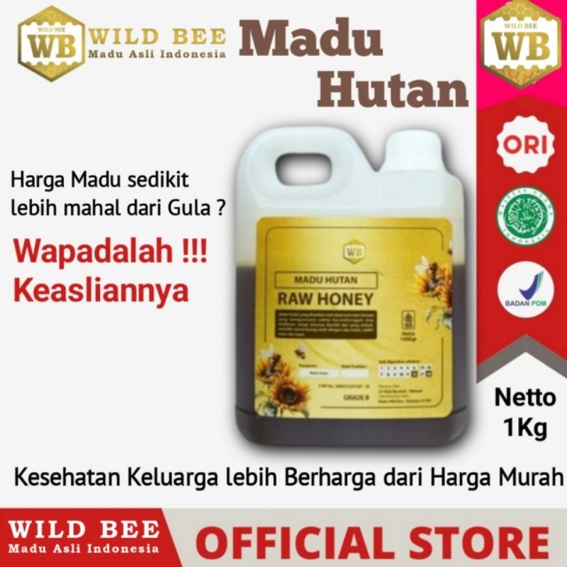 

Madu Asli Murni Wild Bee Grade A Varian Madu Hutan 100% Alam Pure Natural Raw Honey Wild Bee, ads