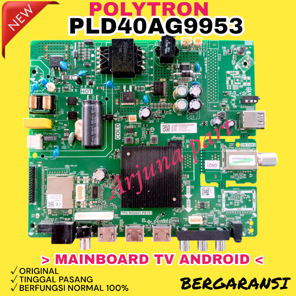 MAINBOARD TV POLYTRON PLD40AG9953 / MB TV POLYTRON PLD40AG9953 / MESIN TV POLYTRON PLD40AG9953 / MOD
