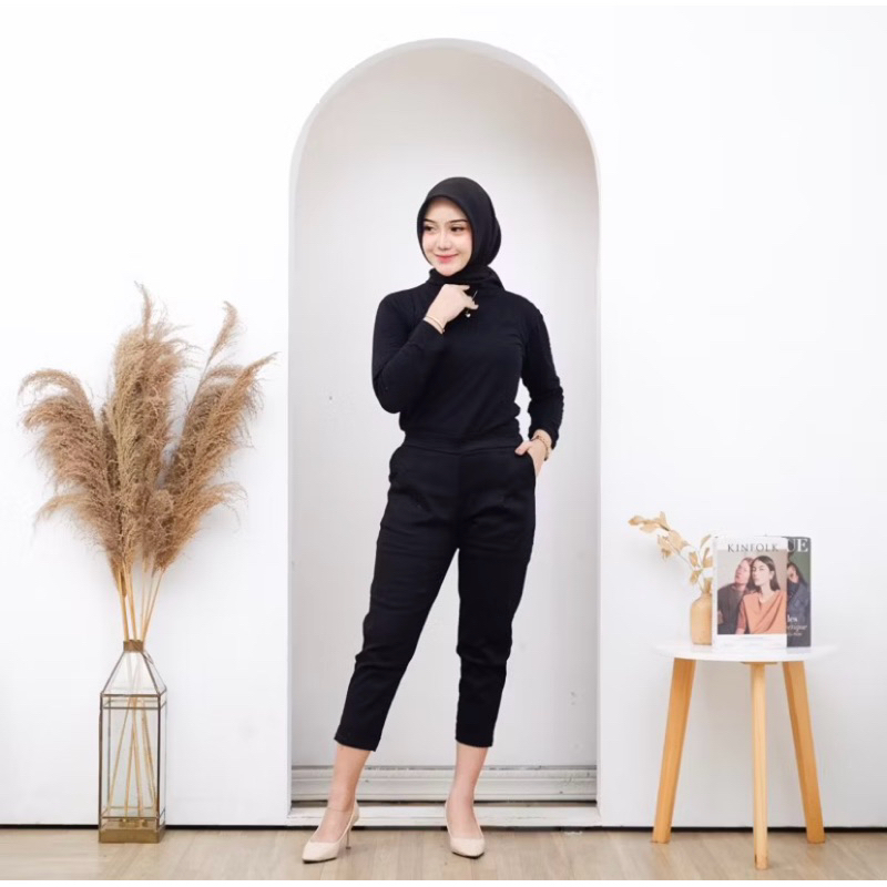 Celana Katun Wanita Celana 7/9 Celana Katun Stretch Giopants