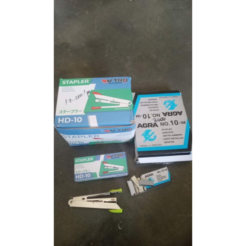

stapler stainless free isi 1 kotak