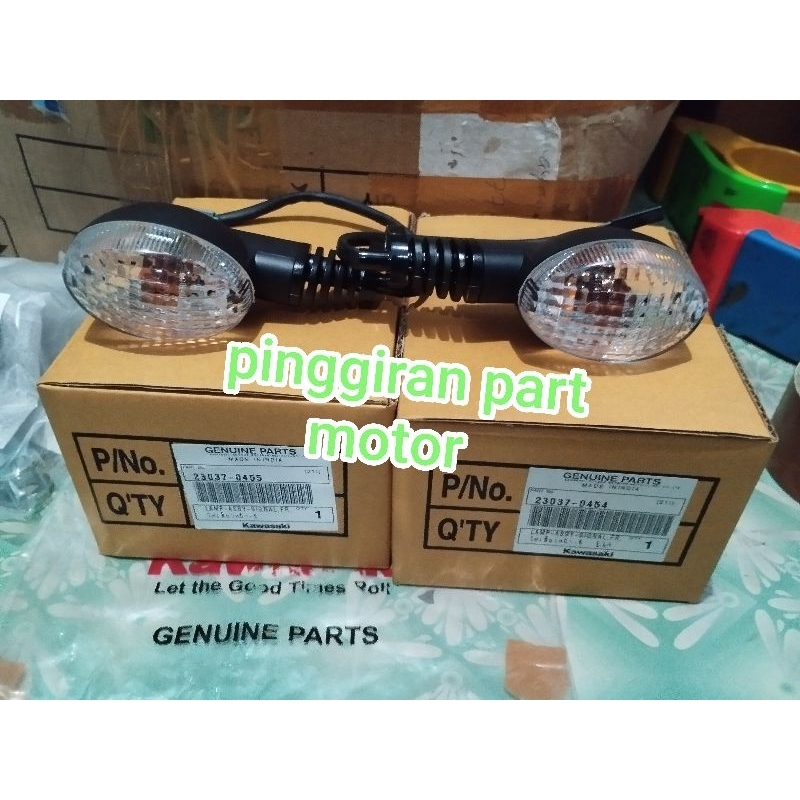 lampu sein depan KLX 250 KLX250 sepasang original