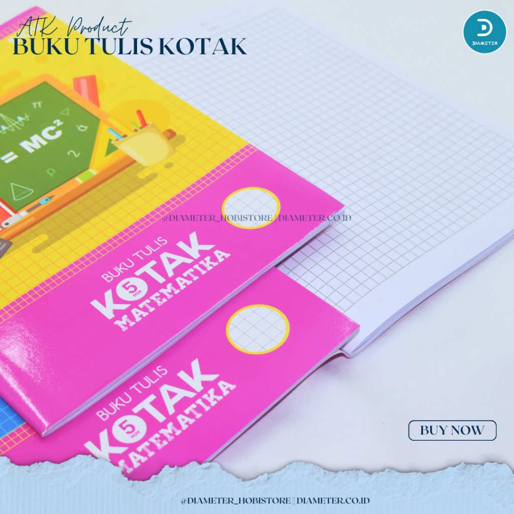 

Buku Tulis Kotak Matematika 5mm SIDU