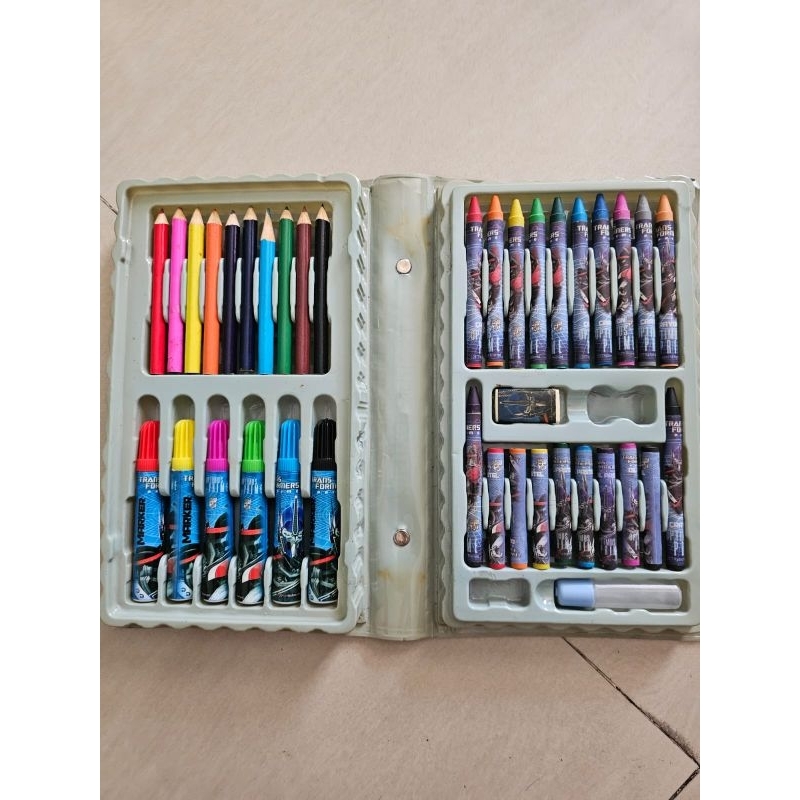 

pensil warna spidol set mewarnai