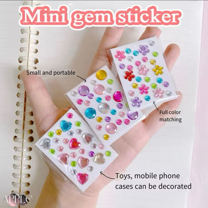 

STICKER MANIK - MANIK TIMBUL MINI 3D BULAT BUNGA LOVE STIKER LUCU CUTE