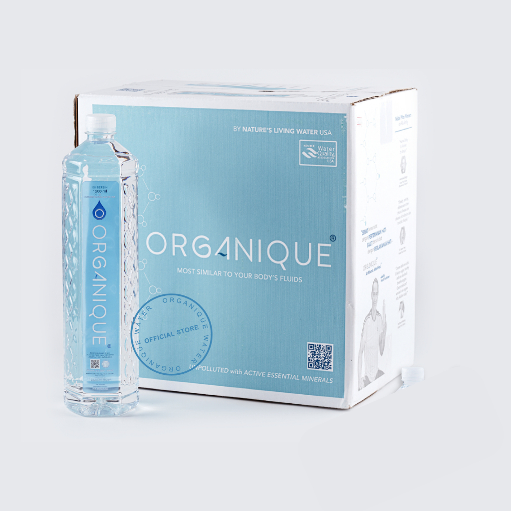 

Organique Water Teknologi USA. 1200 ml isi 12 botol