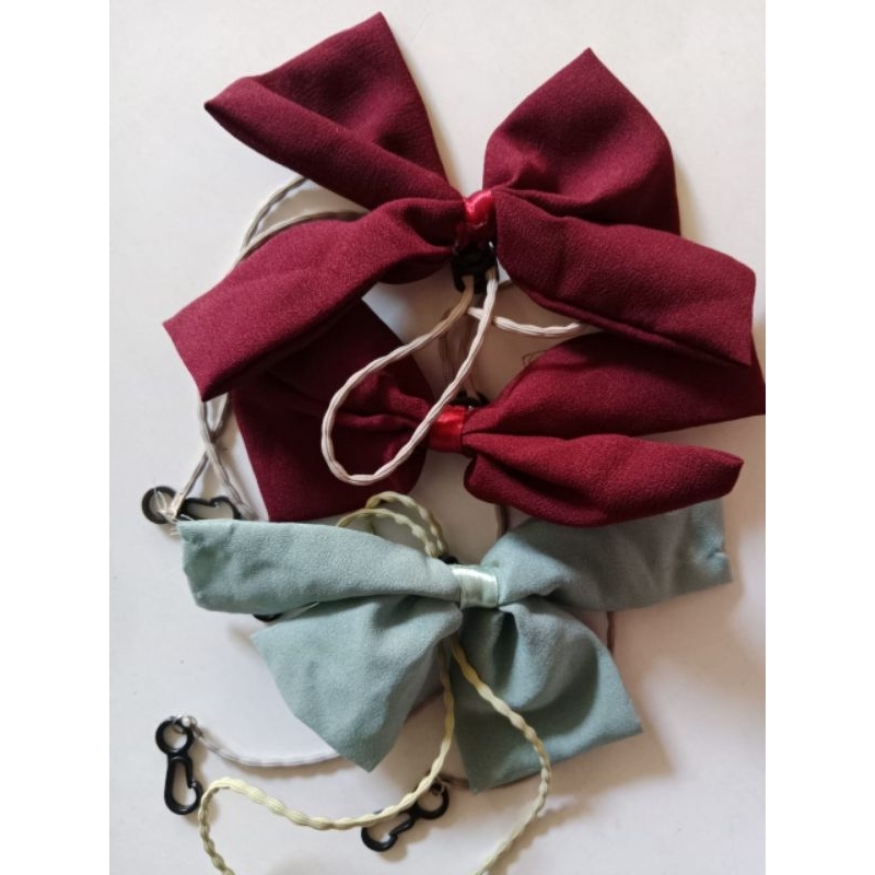 Konektor masker pita/konektor masker 1pita/pita besar/pita hijab/ konektor viral Habibi_02