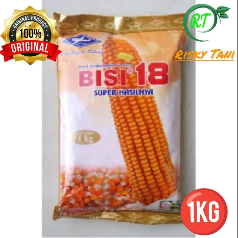 

jagung hibrida BISI 18 kemasan 1kg