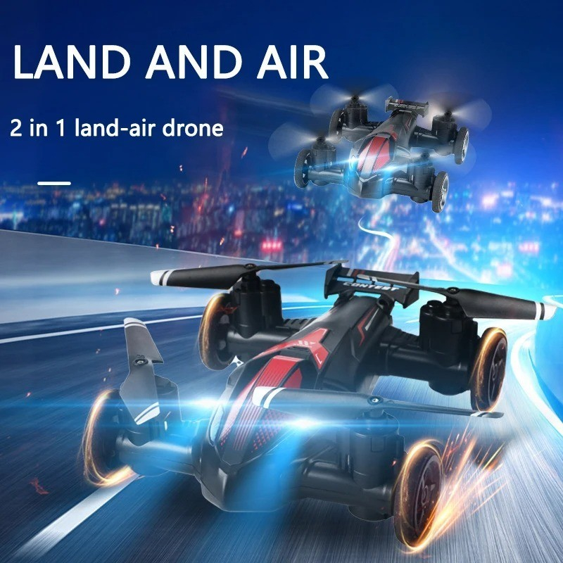 JJRC H103 Mainan RC Remote Control Mobil Drone Dual Mode Darat Udara
