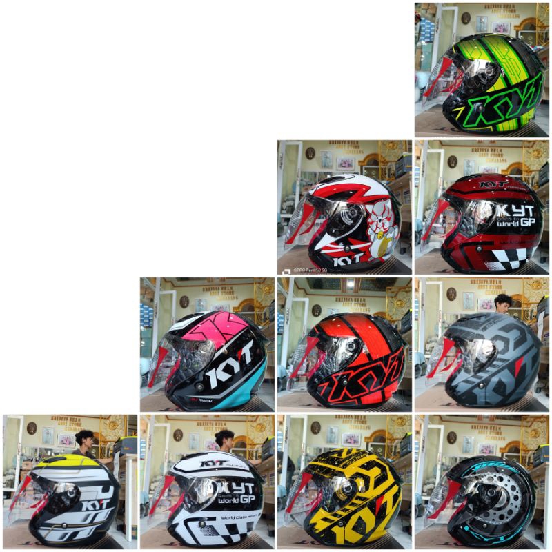 HELM KYT DJ MARU FULL MOTIF ORIGINAL SNI