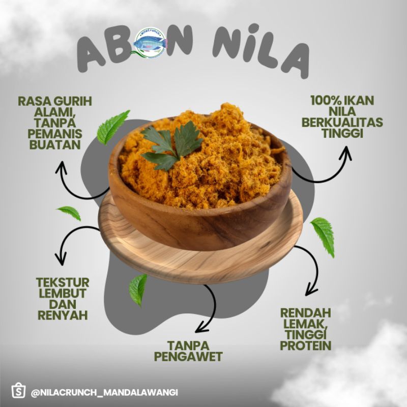 

Abon Ikan Nila NilaCrunch - Camilan Sehat Kaya Protein