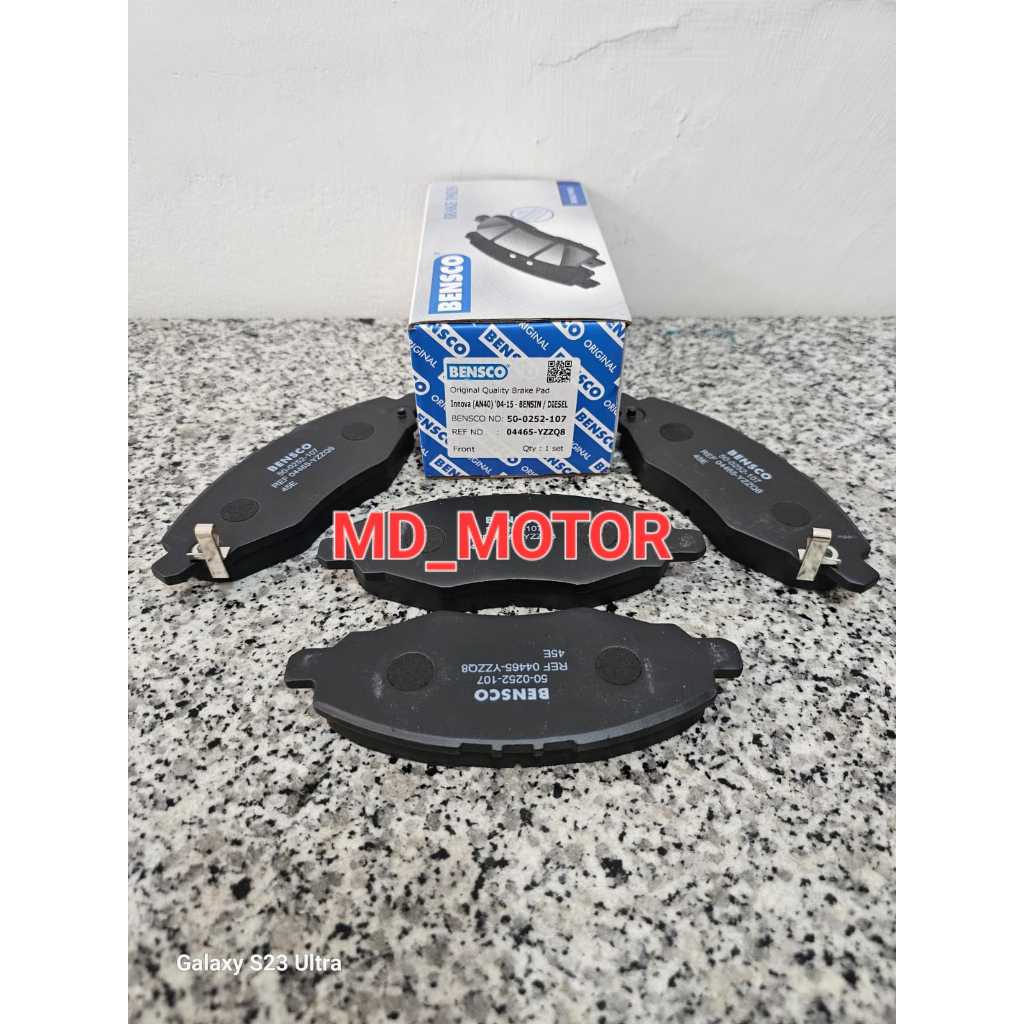 KAMPAS REM DEPAN INNOVA BENSIN/DIESEL BRAKE PAD DEPAN INNOVA KANVAS REM DEPAN INNOVA 2004-2015