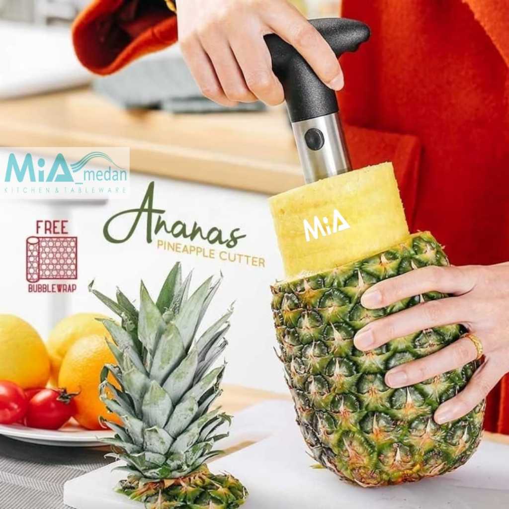 𝐌𝐢𝐀 Pisau Nanas Alat Potong Nenas ANANAS Pineapple Cutter Stainless Steel ANTI KARAT Pineapple Corer