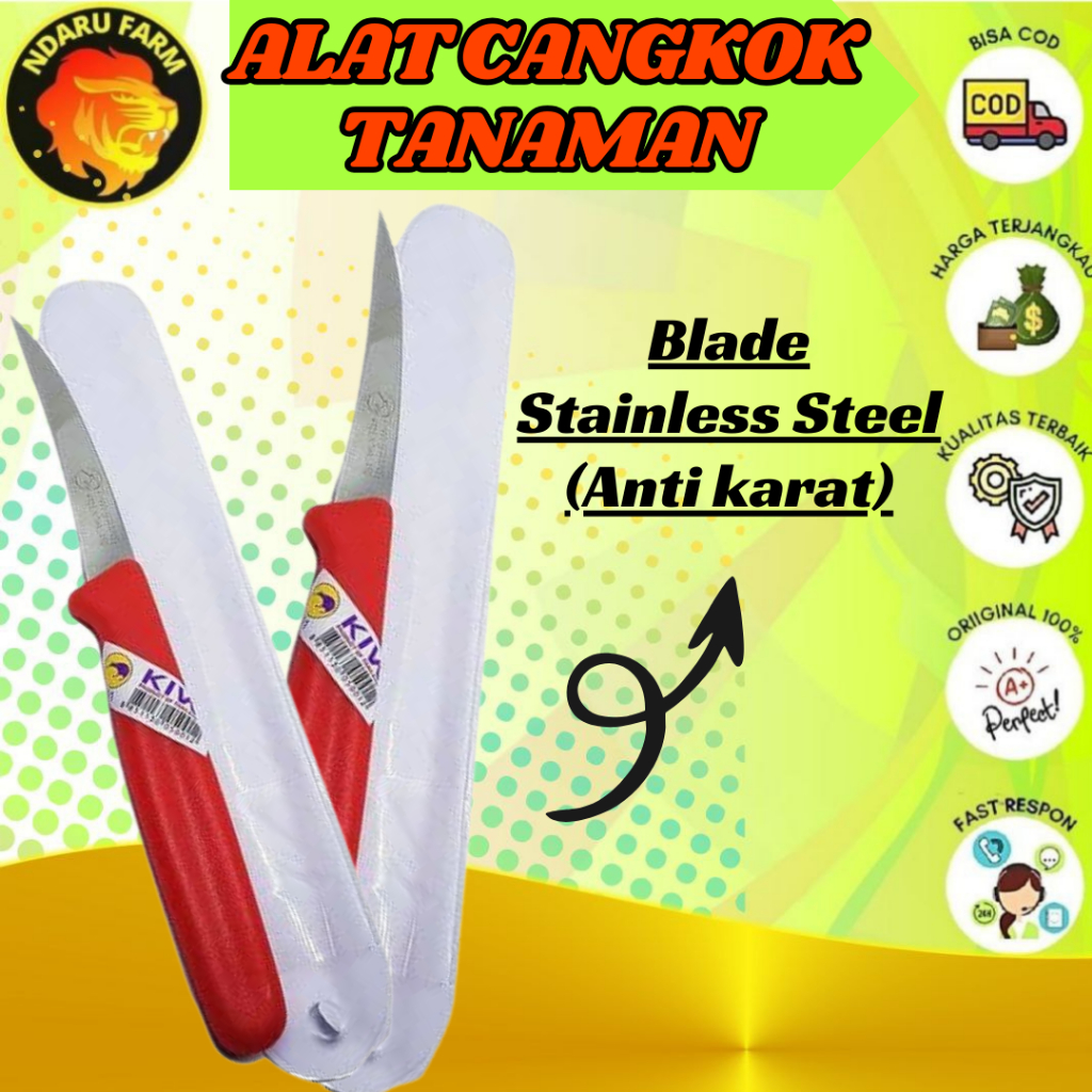 Pisau Okulasi Grafting Cangkok Alat Berkebun Tanaman