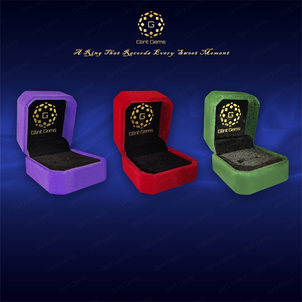 

GlintGems Kotak cincin aesthetic / ring box/ kotak cincin beludru lamaran seserahan