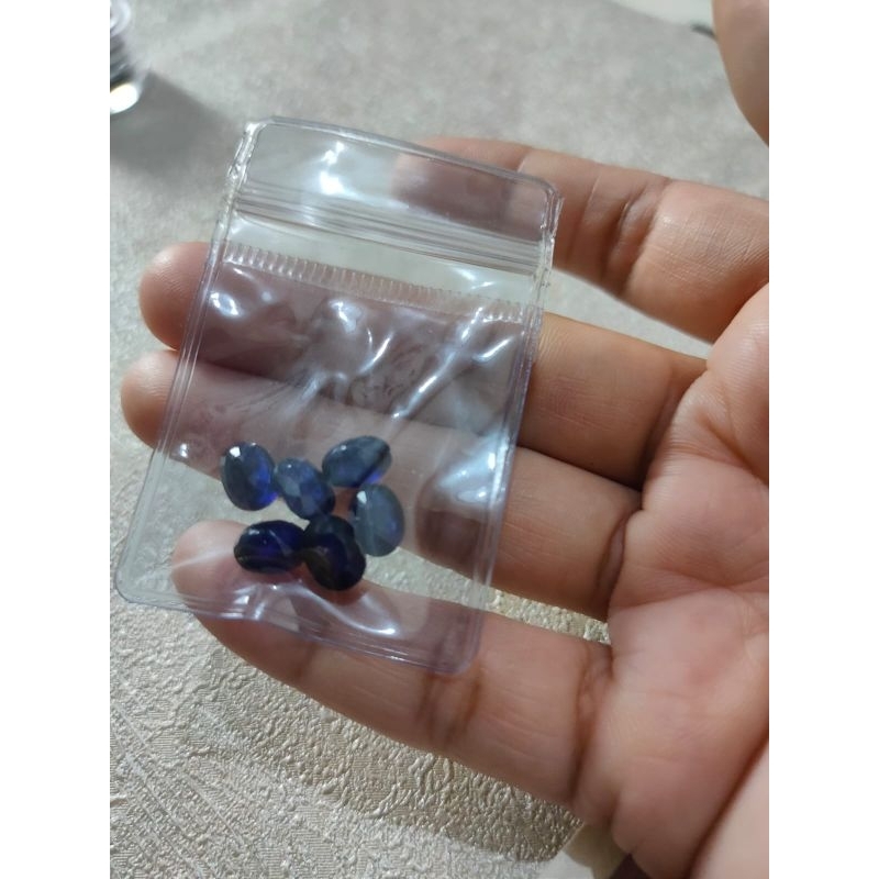 Batu Permata Safir biru natural blue  sapphire afrika/natural blue safir afrika