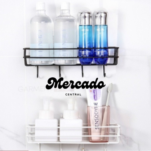 Rak Gantung Kamar Mandi Rak Skincare Tempat Sabun Rak Kosmetik Tempel Dinding Serbaguna