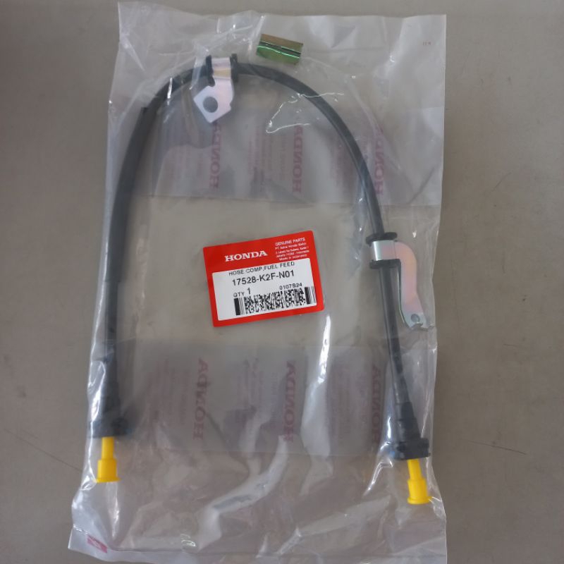 HOSE COMP, FUEL FEED 17528K2FN01 SELANG/SLANGSALURAN BENSIN/BAHAN BAKAR ORIGINAL HONDA SCOOPY 2021