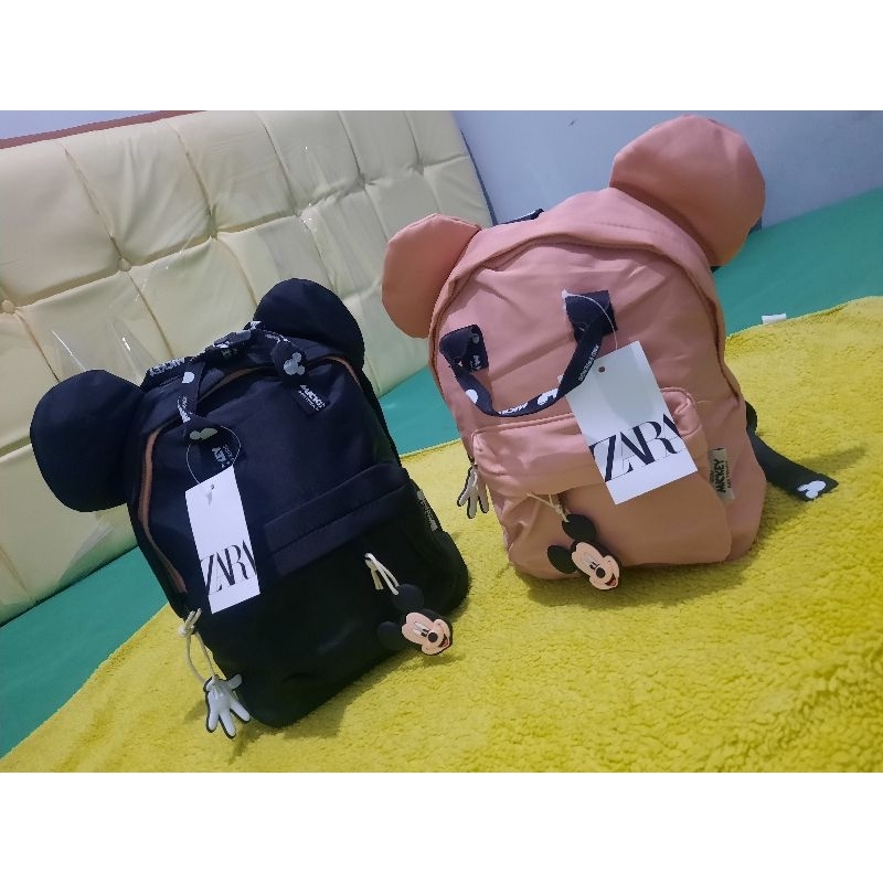 TAS RANSEL ZARA ANAK TELINGA MICKEY ORAI