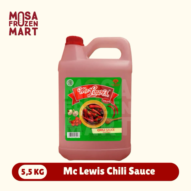 

Mc Lewis Chili Sauce 5,5 Kg | Saus Sambal Jerigen