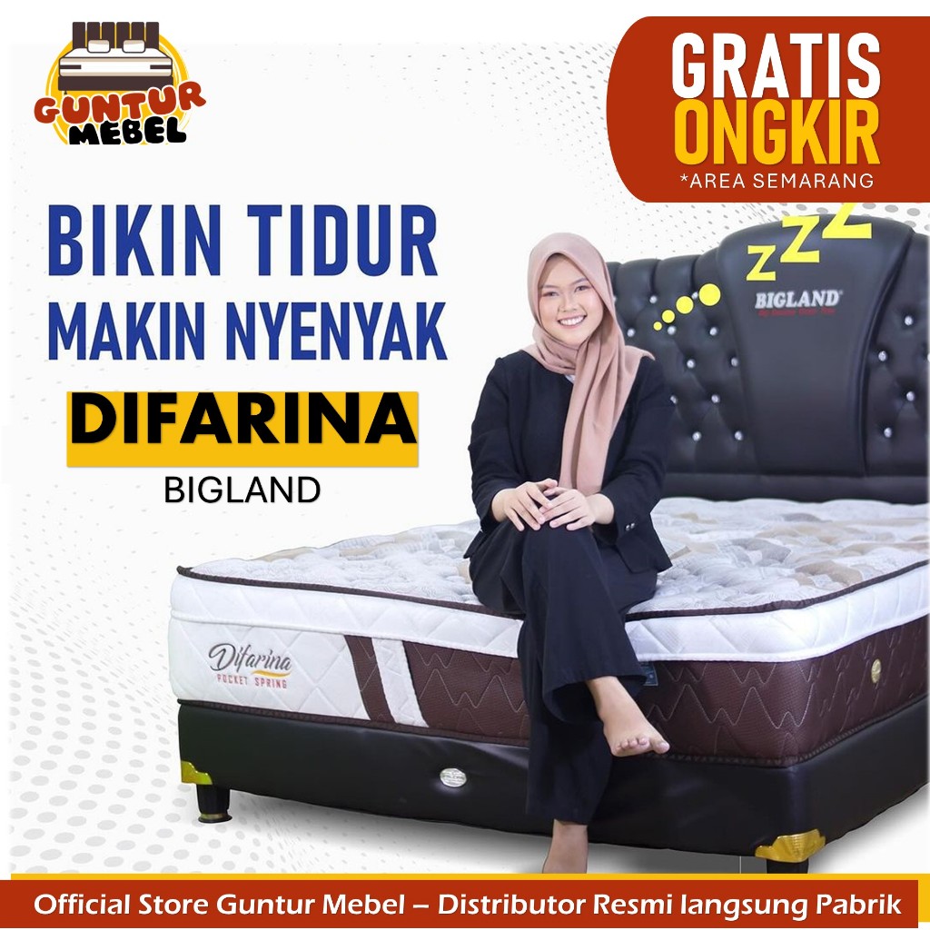 PROMO Springbed Pocket Difarina Bigland matras guntur mebel semarang