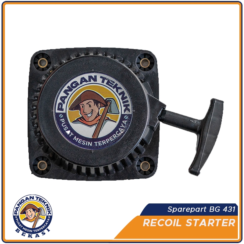 Recoil Starter Assy Mesin Potong Rumput BG 431 4TAK | Sparepart BG 431