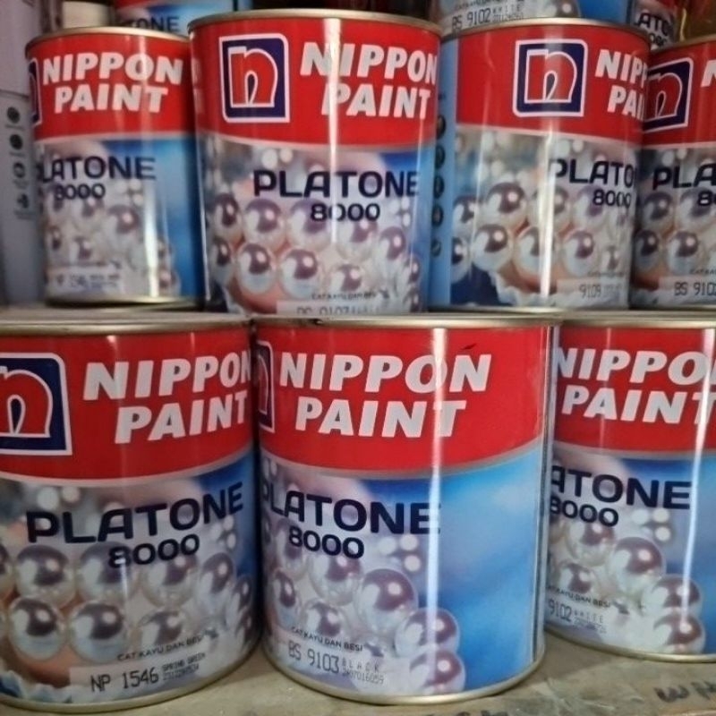Cat Platone 8000 Nipon Paint 1 kg Cat Kayu Besi Interior Eksterior
