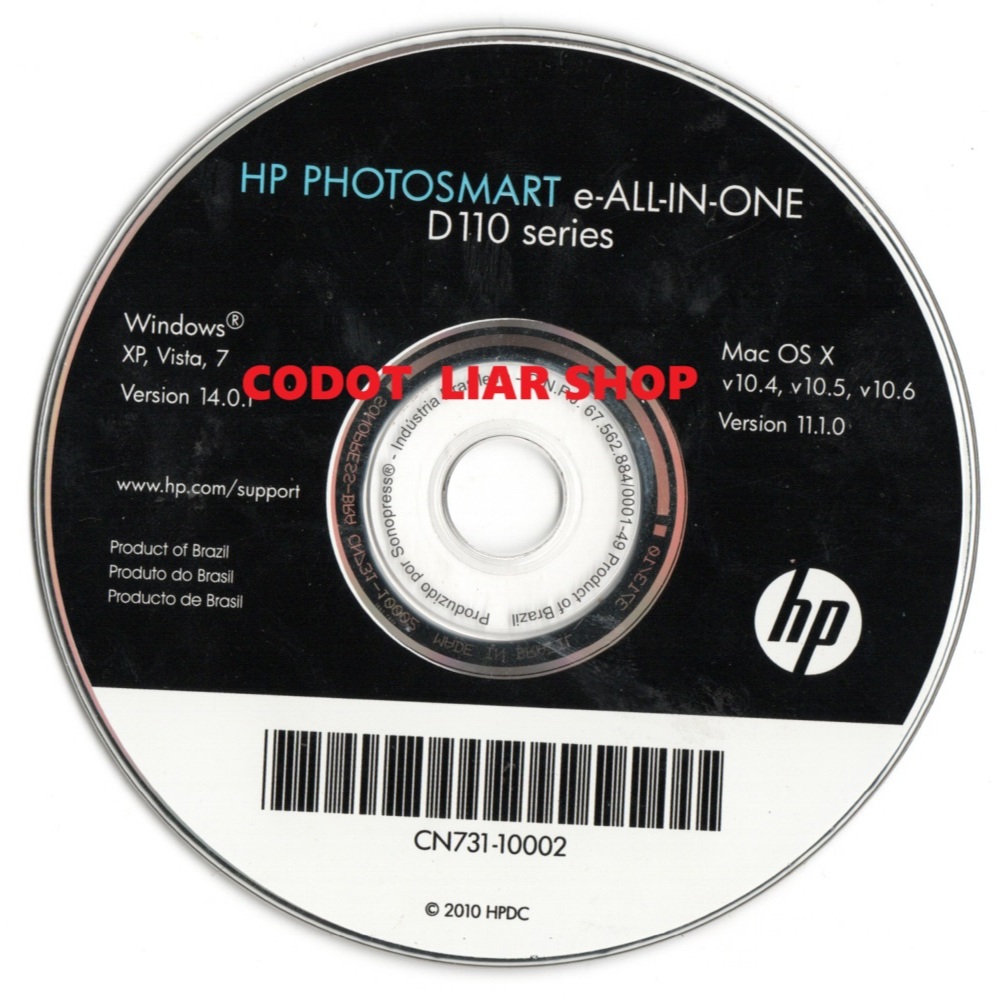 DRIVER PRINTER HP PHOTOSMART D110A D110 ORIGINAL